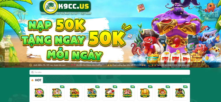 Các bước nạp tiền K9CC bằng ví điện tử